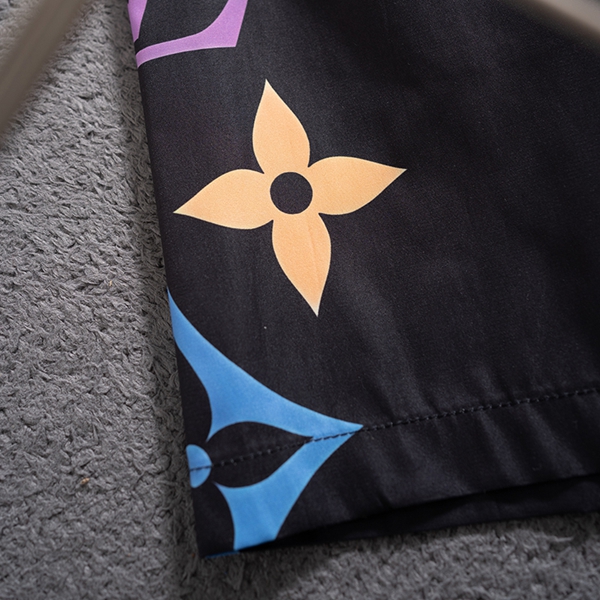 ブランドハーフパンツ角部分ディテール